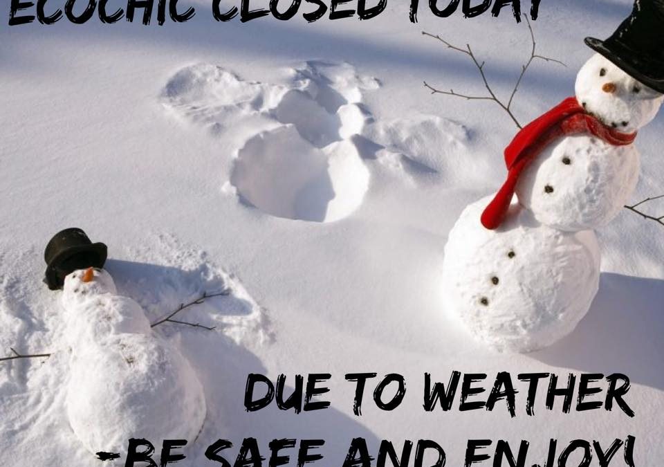 Dec 12 – Store Closed Today Due To Weather