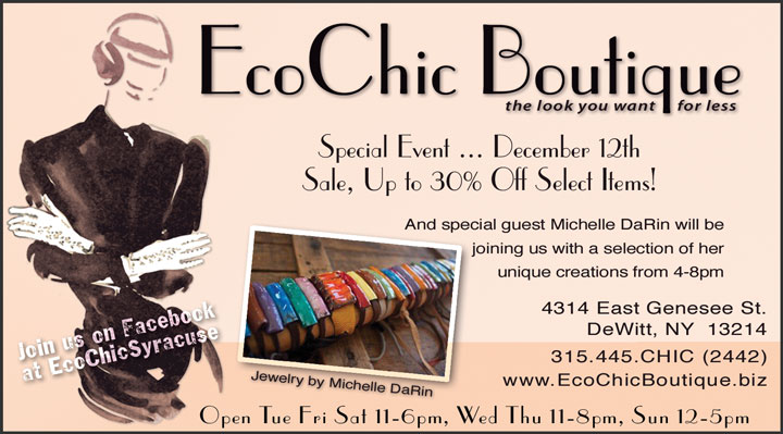 SALE and Michelle DaRin Trunk Show, this Thursday Dec 12th